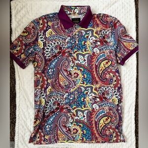 Paisley Multicolor Men's Polo Shirt